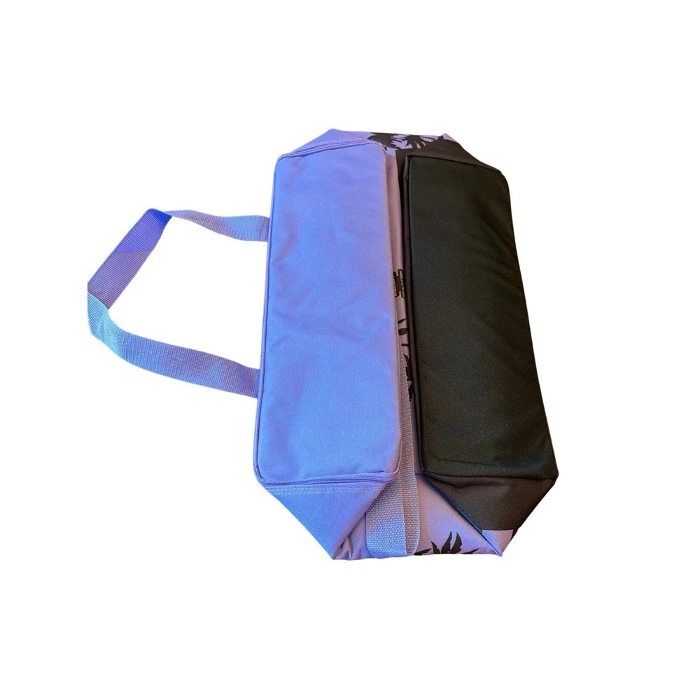 Trader Joe's Insulated Bag Purple Large Reusable 8 Gallon Pasadena 1967 Retro